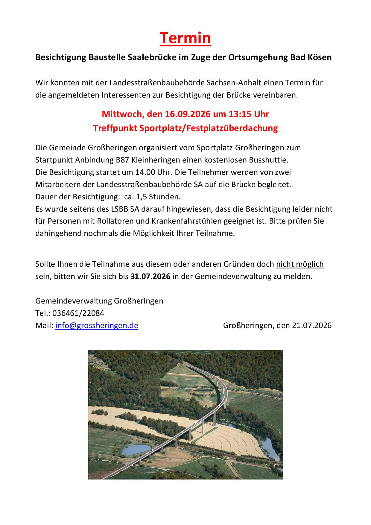 Besichtigung Br�cke_Terminbekanntgabe_16.09.26