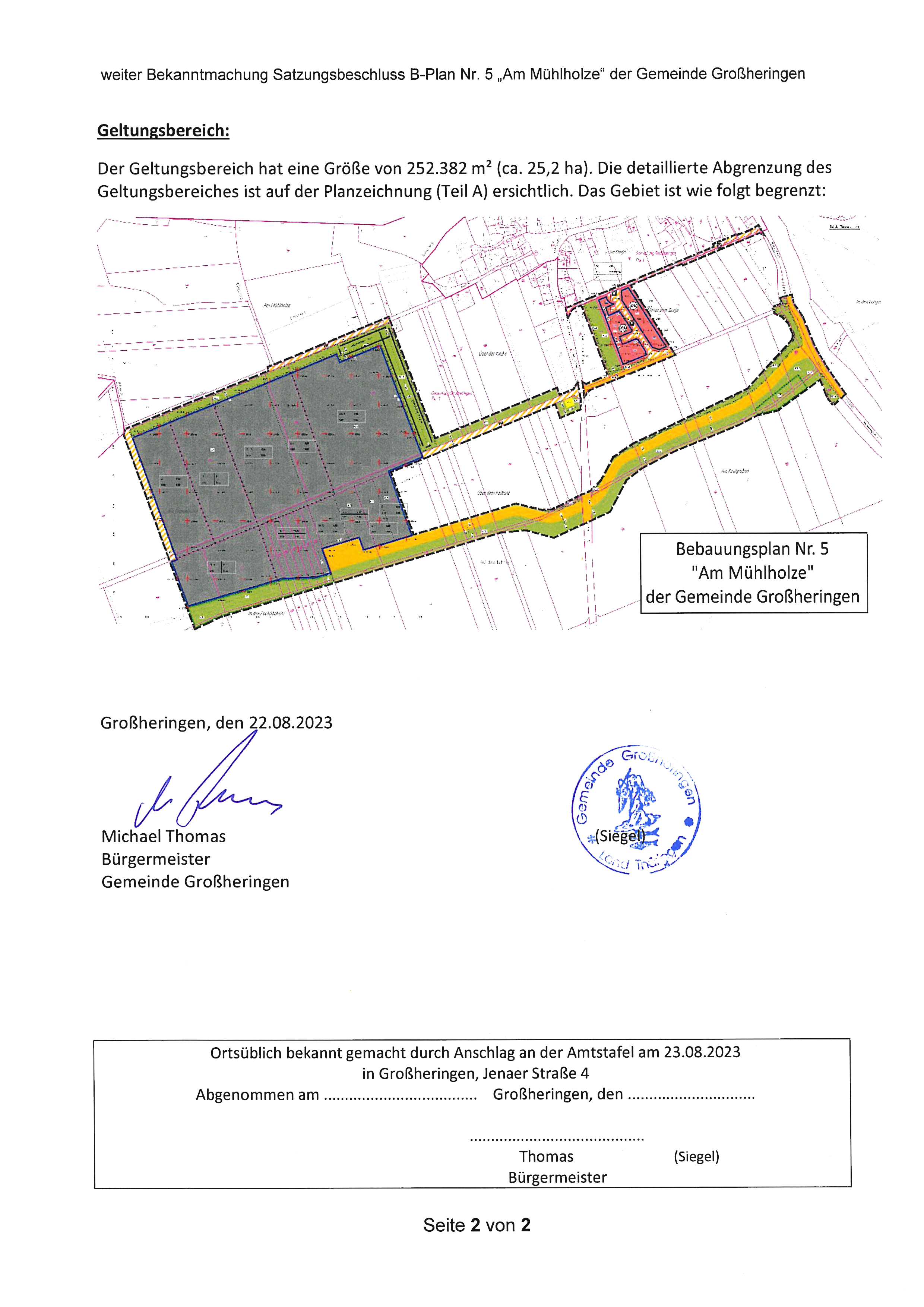 Bekanntmachung Genehmigung_23.08.23_Seite 2